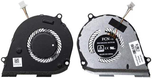 Alt view image 3 of 4 - CPU+GPU Cooling Fan Compatible with HP Envy X360 15-DS 15-DR | 15M-DS 15M-DS0011DX 15-DS0013NR 15-DS0003CA 15-DS0013CA TPN-W142 TPN-W143 Series L53542-001 L53541-001
