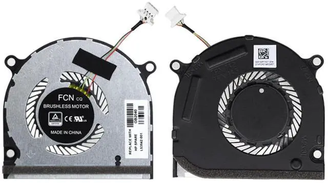 Alt view image 4 of 4 - CPU+GPU Cooling Fan Compatible with HP Envy X360 15-DS 15-DR | 15M-DS 15M-DS0011DX 15-DS0013NR 15-DS0003CA 15-DS0013CA TPN-W142 TPN-W143 Series L53542-001 L53541-001