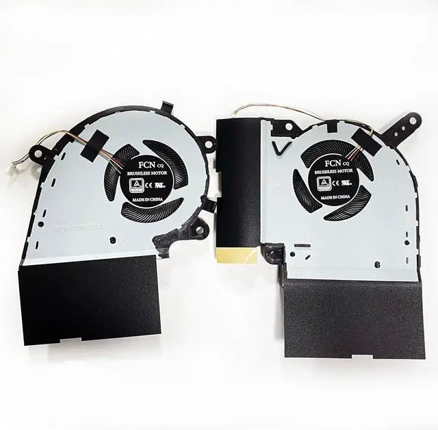 Alt view image 2 of 6 - CPU+GPU Cooling Fan Replacement for ASUS ROG Strix G531 G531G G731 DC12V | G531GT G531GU G531GD G531GV G531GW G512LV G532LWS G731G G731GV G731GW Series DFSCK22115181L FMMU DFSDK22105182L FMMT