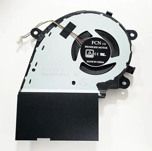 Alt view image 4 of 6 - CPU+GPU Cooling Fan Replacement for ASUS ROG Strix G531 G531G G731 DC12V | G531GT G531GU G531GD G531GV G531GW G512LV G532LWS G731G G731GV G731GW Series DFSCK22115181L FMMU DFSDK22105182L FMMT