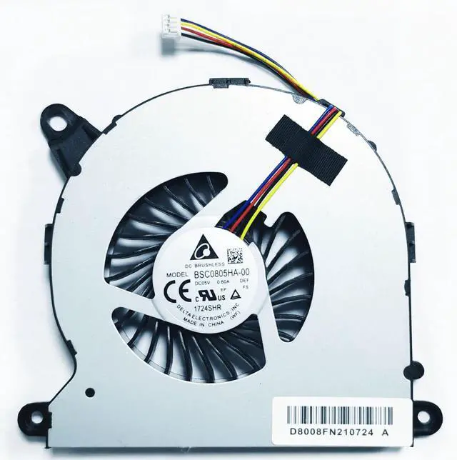 Main image of CPU Cooling Fan Replacement for Intel NUC NUC8 BSC0805HA-00 | NUC8i7BEH NUC8i5BEH NUC8i3BEH NUC8i5BEK NUC8i7BEK NUC8i3BEK NUC8 I3/I5/I7 Mini Host Series D5V 0.6A