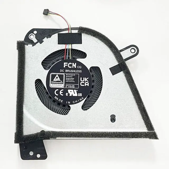 Alt view image 3 of 6 - CPU+GPU Cooling Fan Replacement for ASUS ROG Zephyrus M16 (2022) GU603Z 12V | GU603ZE GU603ZX GU603ZM GU603ZW Series 13NR08R0T02011 FP9R 13NR08R0T03011 FP9Q