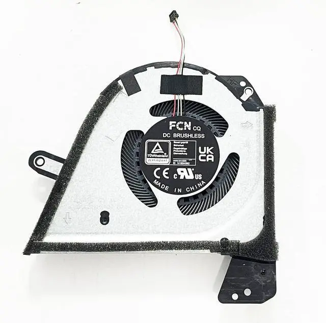 Alt view image 5 of 6 - CPU+GPU Cooling Fan Replacement for ASUS ROG Zephyrus M16 (2022) GU603Z 12V | GU603ZE GU603ZX GU603ZM GU603ZW Series 13NR08R0T02011 FP9R 13NR08R0T03011 FP9Q