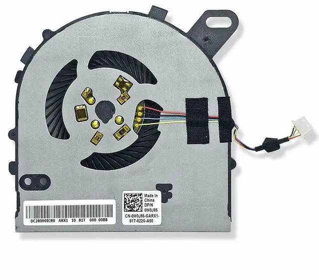 Main image of New CPU Cooling Fan Replacement for Dell Inspiron 15 7560 7572 Vostro 5468 5568 DC28000ICR0 0W0J85 W0J85