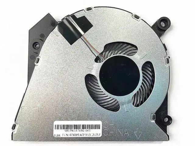 Main image of CPU Cooling Fan Replacement for HP ProBook 450 G6 G7 L47696-001 | ProBook 455R G6 455R G7 ZHAN 66 PRO 15 G2 G3 HSN-Q16C HSN-Q17C-5 DC5V 0.5A Fan