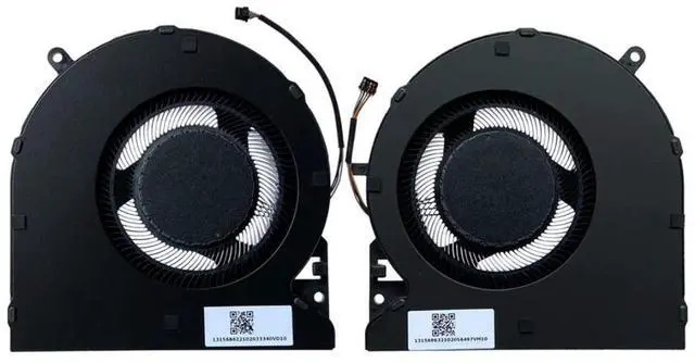 Main image of CPU+GPU Cooling Fan Replacement for Razer Blade 15 2021 Edition RZ09-0367 | DFS5K123043635, DFS5K121144645, FNDX, FNDY