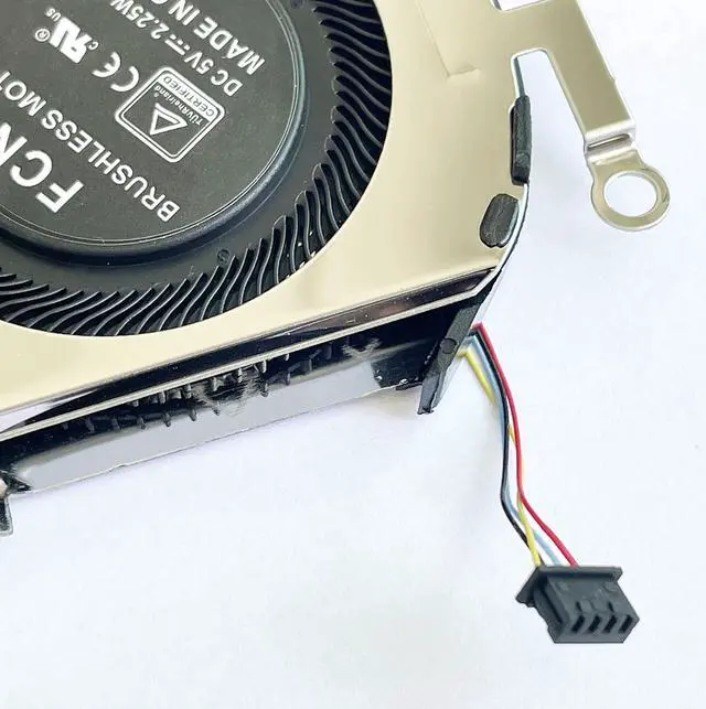Alt view image 3 of 4 - New CPU Cooling Fan Compatible with ASUS Vivibook 14 Y406U Y406F Y406UA X420U X420UA X420UQ X420UR X420UN R459FA Series 13NB0LA0M02111 DFS5K121154912 FL3M