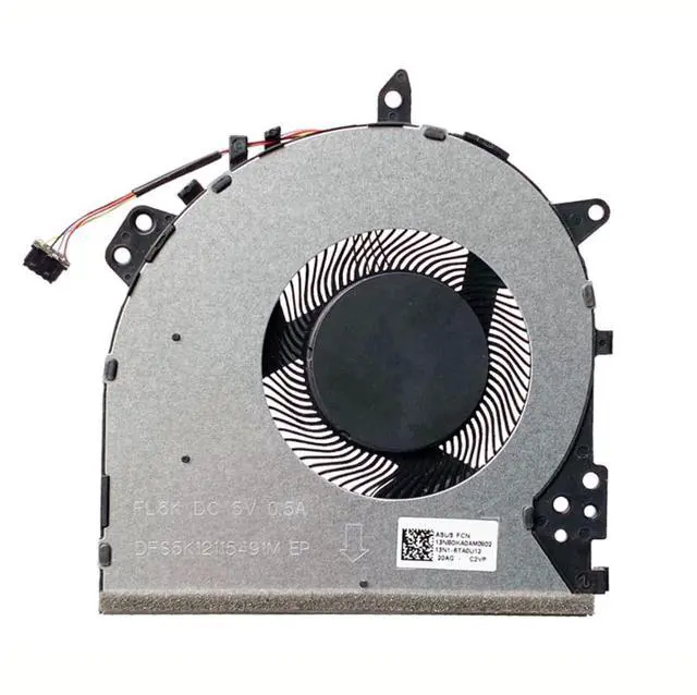 Alt view image 2 of 3 - New CPU Cooling Fan Replacement for Asus VivoBook Y5100U X512 | X512U X512UF X512UA X512FA F512 F512U F512D F512FA F512UA A512U V5000F R564D NS85C05-18L30 FL6K