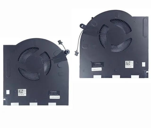 Main image of CPU+GPU Cooling Fan Replacement for Dell Alienware M17 R3 12V | M17 R4 P45E Fan DC28000ROSL EG50061S1-1C010-S9A K13087 DC28000RNSL EG50061S1-C060-S9A K13089 RTX30 0H5TYJ 0CNV63