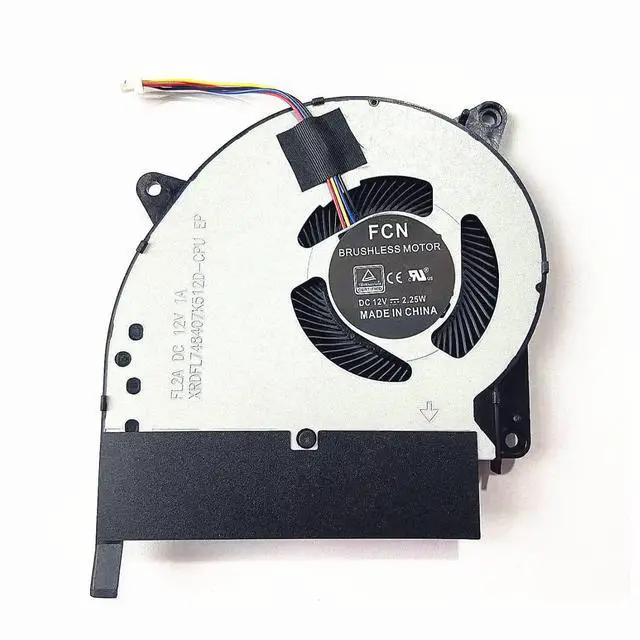 Alt view image 3 of 5 - New CPU+GPU Cooling Fan Replacement for Asus ROG Strix Scar GL704 GL704GM GL704GV GL704GW G715GV G715GW DFSCK22105182D DFSCK22115181C DC12V 1A FL2D FL2F
