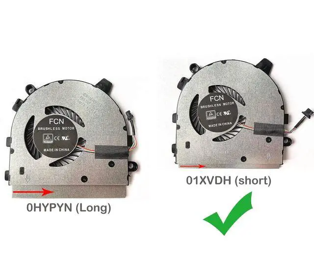 Alt view image 3 of 3 - CPU Cooling Fan Replacement for Dell Inspiron 13 7391 2-in-1 1XVDH