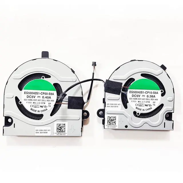 Alt view image 2 of 6 - Replacement CPU+GPU Cooling Fan for Dell Inspiron 13 PRO Vostro 5310 Latitude 3320 DC5V Series Laptop EG50040S1-CP00-S9A EG50040S1-CP10-S9A 0XKD91 06T5J2