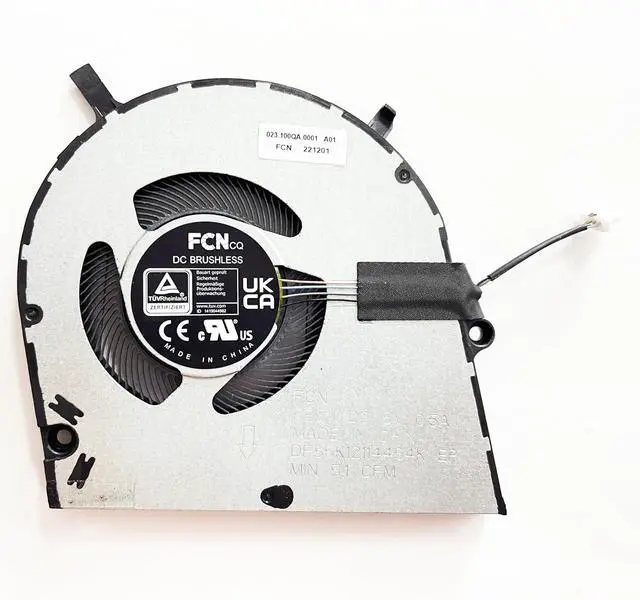 Alt view image 2 of 2 - Replacement CPU Cooling Fan for Dell Inspiron 7420 7425 2-in-1 | Latitude 3330 (2022paragraph) Series 2BJ-004X DFS5K12114464K FP5J