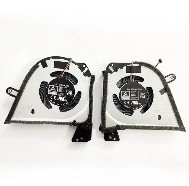 Alt view image 2 of 6 - CPU+GPU Cooling Fan Replacement for Asus Rog Zephyrus G16 (2023) GU603V | GU603VU GU603VI GU603VV GU603ZI GU603ZU GU603ZV 13NR0BL0T07111 FQAX 13NR0BL0T06111 FQAY