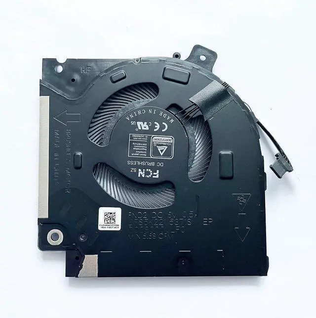 Alt view image 3 of 6 - CPU+GPU Cooling Fan Replacement for Dell Alienware X15 R1 RTX30 | DFS5K22305283T FND3 DFS5K22115371S FND2 DC5V 0.5A 082VD4 0V0G61