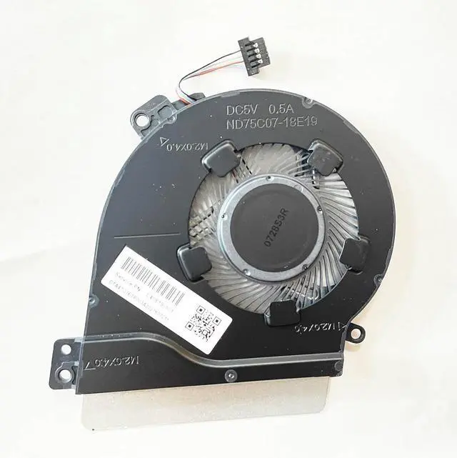 Alt view image 3 of 7 - Replacement CPU+GPU Cooling Fan for HP 15-CS 15-CS3037TX 15-CS1115TX 15-CS2090TX 15-CS3004TX 15-CS3005TX 15-CS3010LA 15-CS3010TX TPN-Q208 ND75C07-18E19 ND75C07-18E20 L40620-001 L40619-001