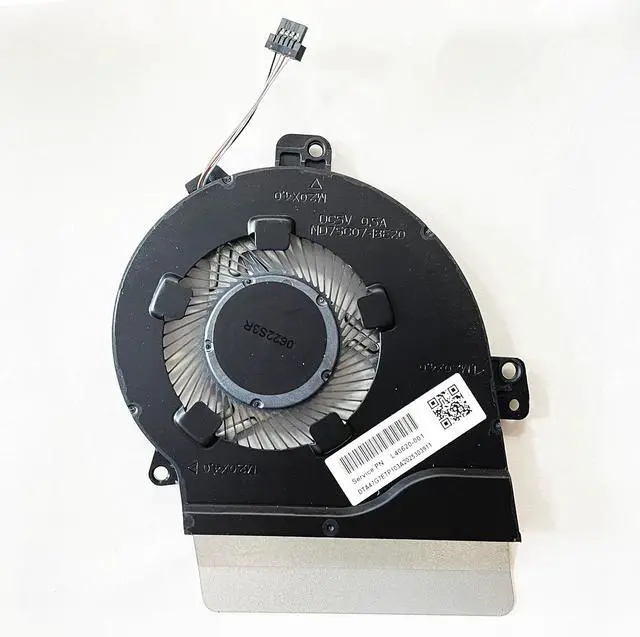 Alt view image 5 of 7 - Replacement CPU+GPU Cooling Fan for HP 15-CS 15-CS3037TX 15-CS1115TX 15-CS2090TX 15-CS3004TX 15-CS3005TX 15-CS3010LA 15-CS3010TX TPN-Q208 ND75C07-18E19 ND75C07-18E20 L40620-001 L40619-001