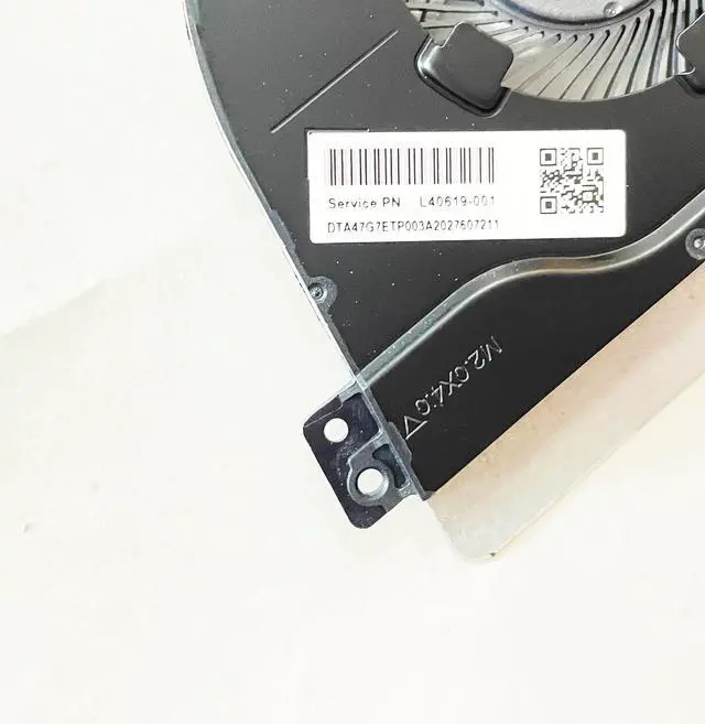 Alt view image 7 of 7 - Replacement CPU+GPU Cooling Fan for HP 15-CS 15-CS3037TX 15-CS1115TX 15-CS2090TX 15-CS3004TX 15-CS3005TX 15-CS3010LA 15-CS3010TX TPN-Q208 ND75C07-18E19 ND75C07-18E20 L40620-001 L40619-001