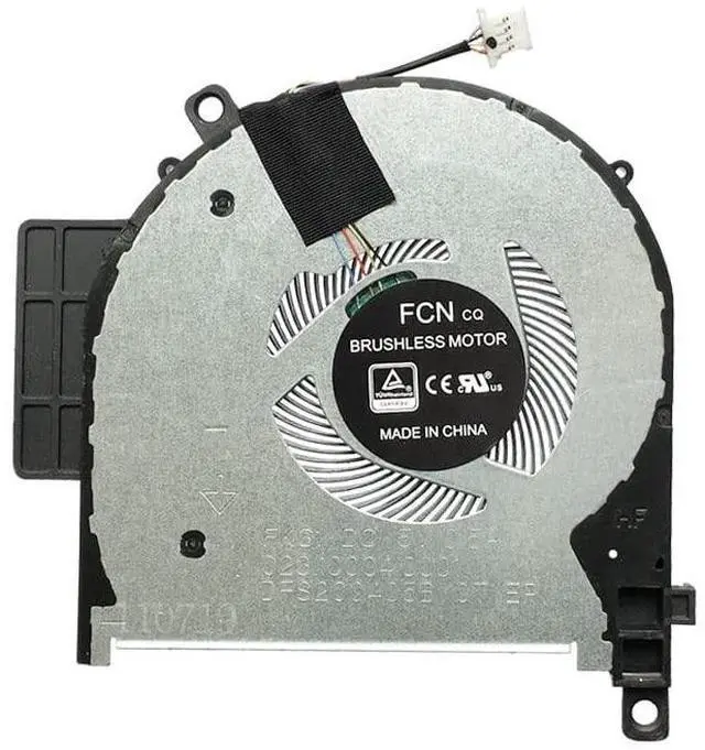 Alt view image 2 of 2 - Replacement CPU Cooling Fan for HP Envy 15-CN 15-CP 15M-CP 15-cp0053cl 15-cp0076nr 15-cp0078nr 15-cn0001la 15M-CN 15M-CN0011DX TPN-W134 TPN-W135 Series FKG1 L23569-001 L20107-001