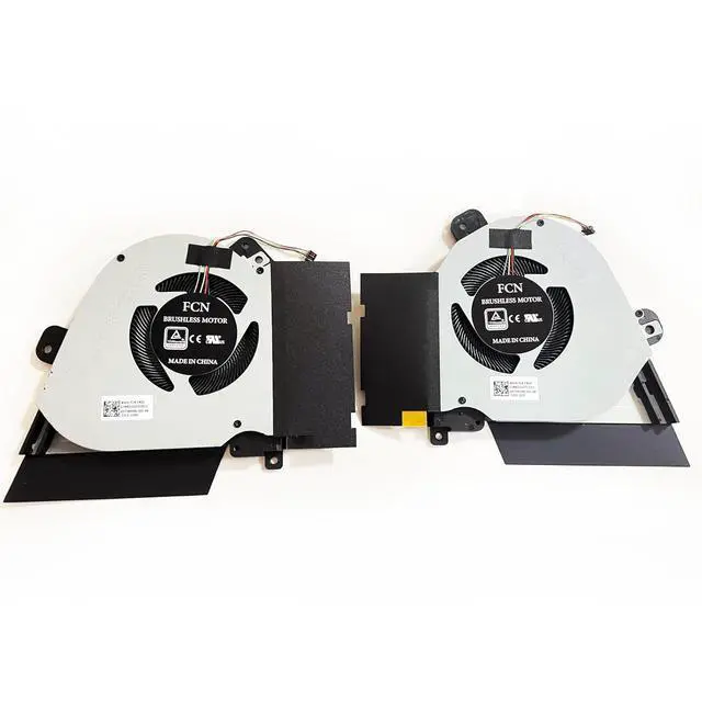 Alt view image 2 of 6 - CPU+GPU Cooling Fan Replacement for Asus Rog Zephyrus GX502G GX502GW GX502GV GX502LWS GX502LXS GU502GW GU502GV GU502LW GU502LV GU502LWS FLGN FLG9 FL6G FL6H FMJC FMJD DC12V