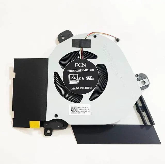 Alt view image 5 of 6 - CPU+GPU Cooling Fan Replacement for Asus Rog Zephyrus GX502G GX502GW GX502GV GX502LWS GX502LXS GU502GW GU502GV GU502LW GU502LV GU502LWS FLGN FLG9 FL6G FL6H FMJC FMJD DC12V