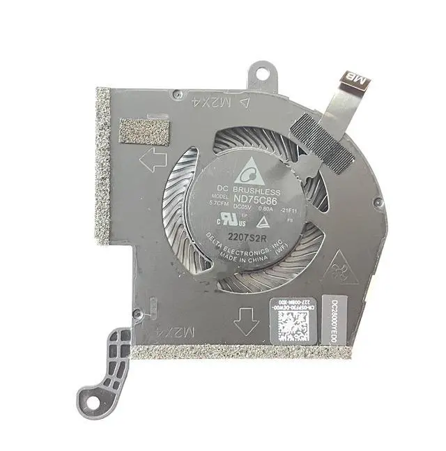 Alt view image 4 of 7 - Replacement CPU+GPU Cooling Fan for Dell Alienware X14 Series