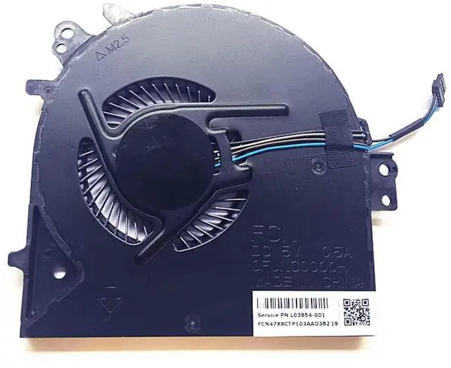 Main image of CPU Cooling Fan Replacement for HP ProBook 450 455 470 G5 L03854-001 | 450 G5, 455 G5, 470 G5 DC5V 0.5A Laptop Series, 0FJNC0000H, L01054-001, L00843-001