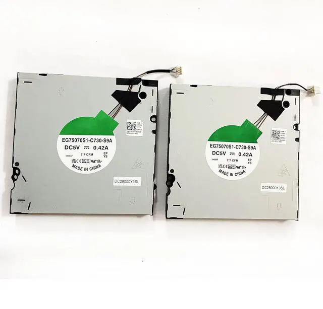 Alt view image 2 of 4 - CPU+GPU Cooling Fan Replacement for DELL Precision 7680 7670 M7680 M7670 0MFWHG DC28000Y4SL MG75090V1-C310-S9A (for RTX A3000 A4500 A5500 3080Ti)