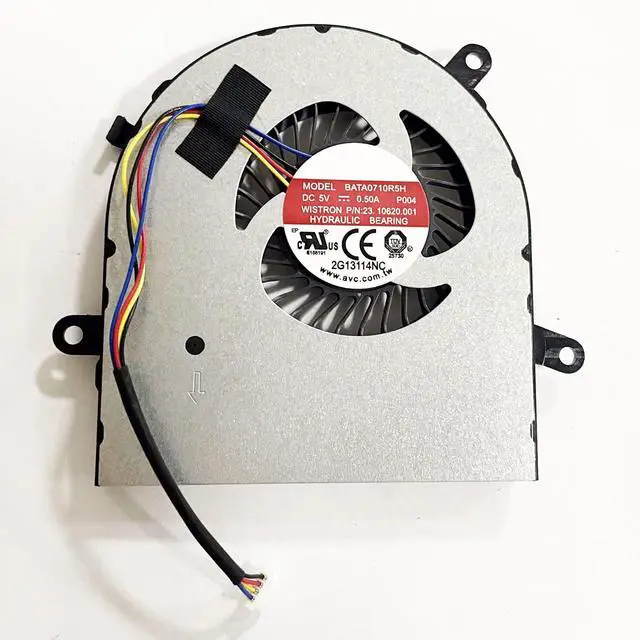 Alt view image 2 of 2 - CPU Cooling Fan Replacement for Dell Inspiron 24-3475 3477 3480 3277 AIO 24 5400 5490 5491 5401 AIO 22-3280 3275 W19B AIO 27 7700 7790 7791 5V PVB070B05H-P01-AE BSC0705HA-00 01TMP6 0C04TH