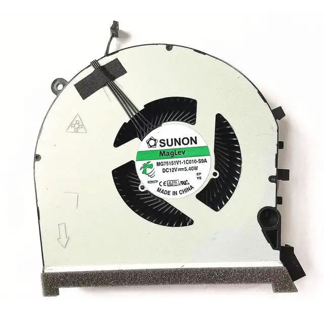 Alt view image 3 of 4 - New CPU+GPU Cooling Fan Replacement for HP OMEN 17-CB 17-CB0063TX 1005TX 17-CB0030NR 17-CB0070NR 17-CB0092NR 17T-CB0000 RTX2060 Series MG75151V1-1C010-S9A MG75151V1-1C020-S9A (Thick)
