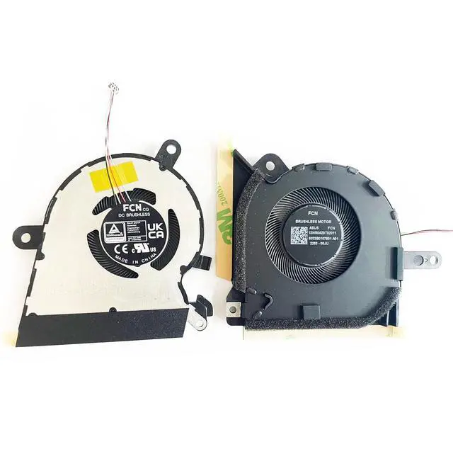 Alt view image 2 of 6 - CPU+GPU Fan Replacement for ASUS ROG Flow X13 (2022) GV301RA | GV301RC GV301RE DFS5K22305283J FPDL DFS5K22B04954G FPDM (Not for 2021 GV301Q Series)