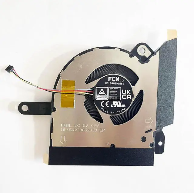 Alt view image 6 of 6 - CPU+GPU Fan Replacement for ASUS ROG Flow X13 (2022) GV301RA | GV301RC GV301RE DFS5K22305283J FPDL DFS5K22B04954G FPDM (Not for 2021 GV301Q Series)