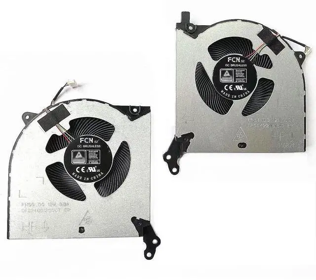 Main image of CPU+GPU Cooling Fan Replacement for Lenovo Legion Y7000P 2020H Y550-15E Y7000 R7000 (2020) Legion 5 5i 15IMH05H Series DFS2400125Q0T FN50 DFSCK22115181Q FN51 DC12V