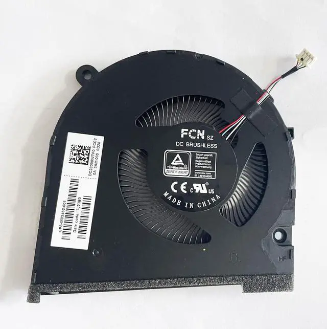 Alt view image 6 of 6 - New Laptop CPU+GPU Cooling Fan for HP Spectre x360 16 INCH 2-in-1 16-F 16T-F 16-F1013DX 16-F0023DX 16-f0013dx Series M83462-001 7J23A0 7J23B0 DFS5K22B05673P FNS7 DFS5K22B05673Q FNS8