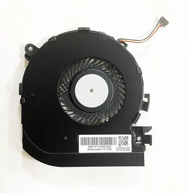 Alt view image 3 of 6 - CPU + GPU Cooling Fan Replacement for HP Spectre X360 15-BL | 15-bl000 15-bl100 15t-bl000 TPN-Q179 DC5V 914357-001 914358-001