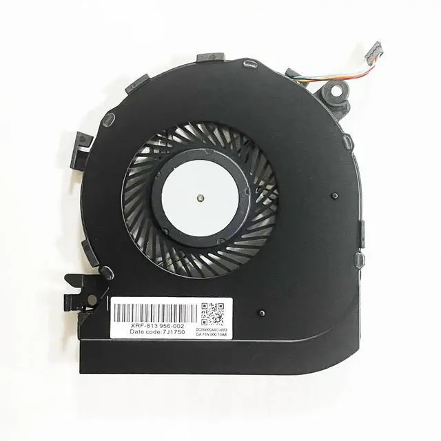 Alt view image 5 of 6 - CPU + GPU Cooling Fan Replacement for HP Spectre X360 15-BL | 15-bl000 15-bl100 15t-bl000 TPN-Q179 DC5V 914357-001 914358-001