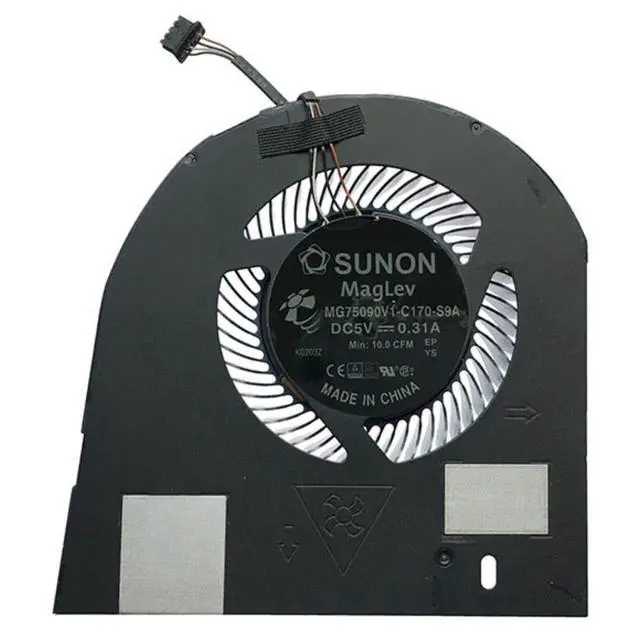 Alt view image 3 of 4 - CPU + GPU Cooling Fan Replacement for Dell Precision 7530 7540 | M7530 M7540 P74F Series MG75090V1-C170-S9A MG75090V1-C160-S9A DC5V
