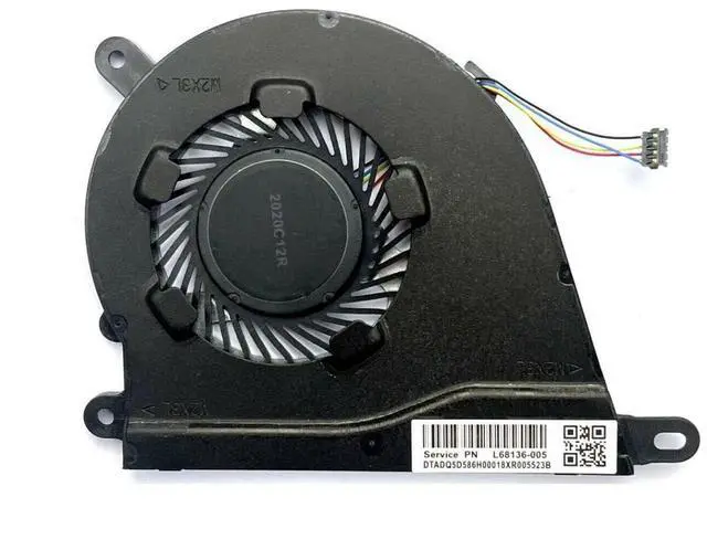 Main image of CPU Cooling Fan Replacement for HP Pavilion 15-DY 15T-DY 15-EF | 15-DY1024 14-DQ 14S-DQ 14S-FQ 15S-FQ 15S-EQ 340S G7 TPN-Q221 Q242 15-DY1751ms 15T-DY100 ND75C07-19A18 L68629-001 L68134-001