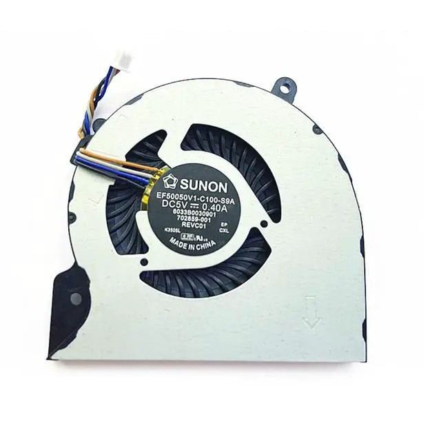 Main image of New CPU Cooling Fan Replacement for HP EliteBook 9470 9470M 9480 9480M Series 702859-001 4pins