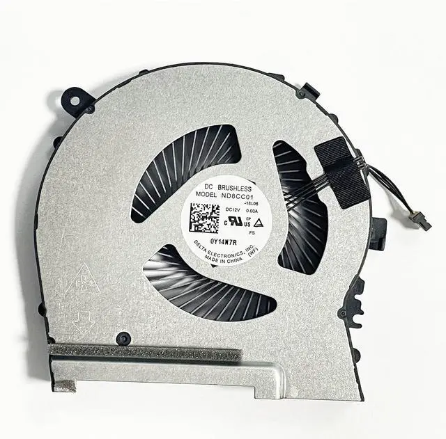 Alt view image 3 of 6 - New CPU+GPU Cooling Fan Replacement for HP OMEN Laptop 15-DH | 15-DH0015NR 15T-DH000 15-DH001NR 15-DH002NR 15-DH0161TX L64445-001 TPN-C143 ND8CC01-18L06 ND8CC01-18L07