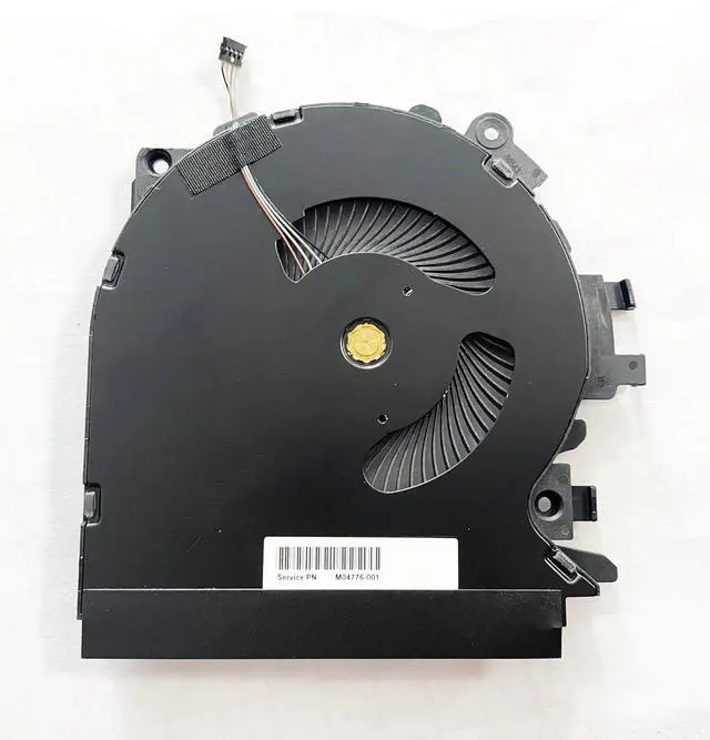 Alt view image 4 of 6 - CPU+GPU Cooling Fan Replacement for HP Envy 15-EP 15T-EP000 15-EP0001DX 15-EP0008CA 15-EP0010CA 15-EP0010NR 15-EP0020CA 15-EP0025CL 15-EP0035CL 15-EP0061NR 15-EP0098NR M04777-001 M04776-001 DC12V