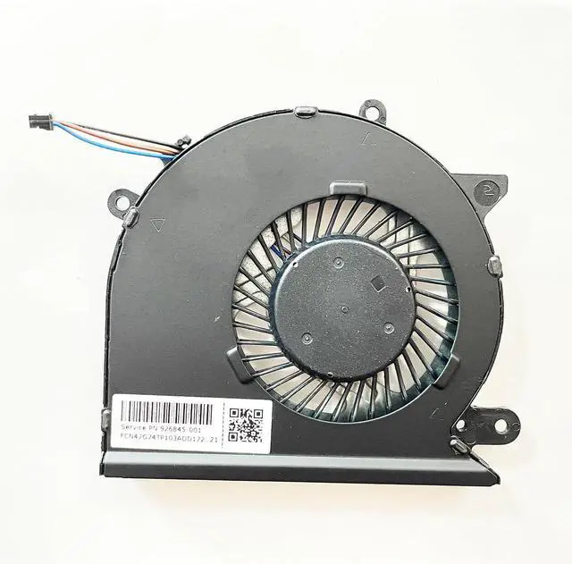 Alt view image 2 of 3 - CPU Cooling Fan Replacement for HP Pavilion 15-CD 15-CC 17-AR TPN-Q190 Q192 | 15-CU0010NR 15-CC050WM 15-cd040wm 15-CD075NR 15-cd073tx 15-cd075tx 17-AR007CA 17-AR050WM TPN-Q192 926845-001