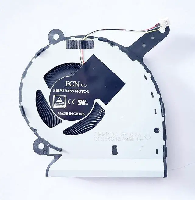 Alt view image 3 of 6 - Replacement CPU + GPU Cooling Fan for Asus Rog Strix G531 G531G G531GT G531GU G531GD G531GW G531GV-DB76 G531GT-BI7N6 DC5V FLLB FLKJ FMMN FMMP 13NR01L0T01111 13NR01L0T02111