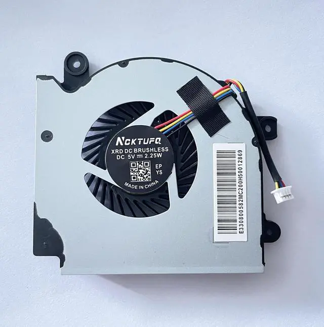 Alt view image 4 of 6 - CPU+ GPU Cooling Fan Replacement for MSI GF75 Thin 9SC-027 | GF75 8RC 8RD, 9SC 9SD, 10UE 10SEK 10SC 10SD, WF75 10TK, MS-17F3, MS-17F2, MS-17F1 Series PAAD06015SL, N415 N416