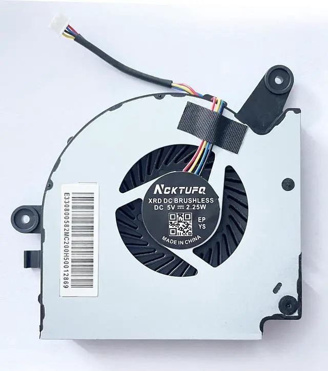 Alt view image 6 of 6 - CPU+ GPU Cooling Fan Replacement for MSI GF75 Thin 9SC-027 | GF75 8RC 8RD, 9SC 9SD, 10UE 10SEK 10SC 10SD, WF75 10TK, MS-17F3, MS-17F2, MS-17F1 Series PAAD06015SL, N415 N416