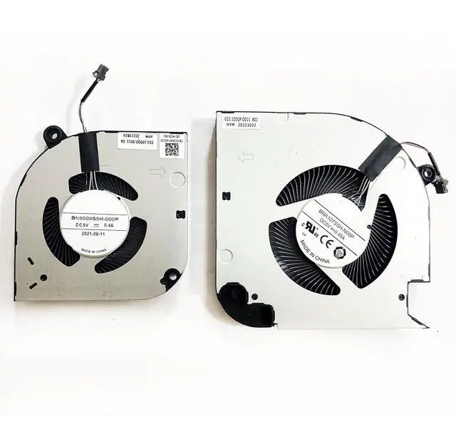 Alt view image 2 of 6 - CPU+GPU Cooling Fan Replacement for Dell Inspiron 16 Plus 7620 GeForce RTX 3060 DC5V Series Laptop Fan DFS5K221153716 DFS5L32G064869 0C3MKP 0V7P3C FP6M FP6L