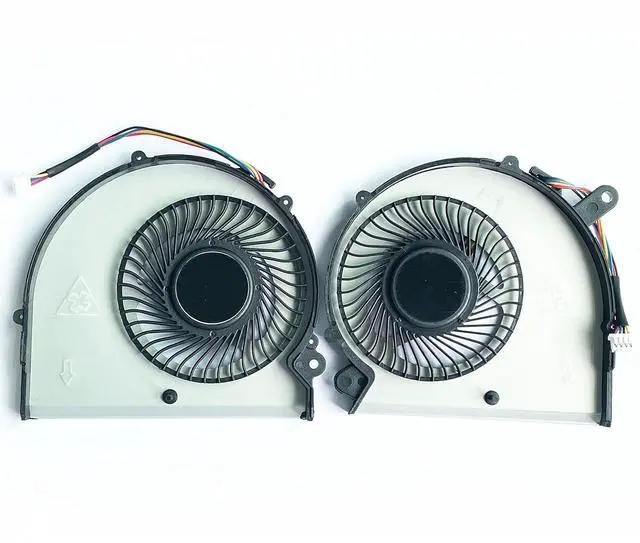 Alt view image 2 of 6 - CPU+GPU Cooling Fan Replacement for Gigabyte RP64 RP64W P64 P64W PR65 RP65W Aero14 Aero15 15X 15W 15P 15KB V8 X9 Y9 Series BS5005HS-U2N BS5005HS-U2M