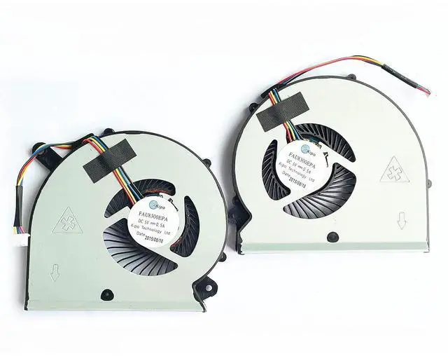 Main image of CPU+GPU Cooling Fan Replacement for Gigabyte RP64 RP64W P64 P64W PR65 RP65W Aero14 Aero15 15X 15W 15P 15KB V8 X9 Y9 Series BS5005HS-U2N BS5005HS-U2M