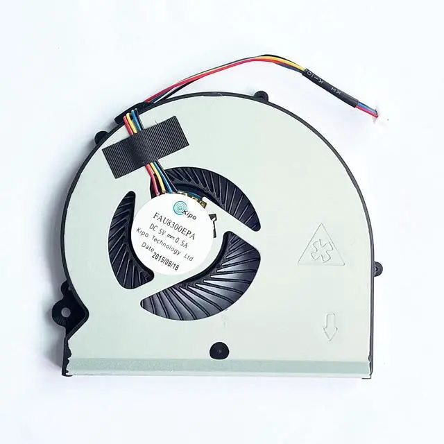 Alt view image 3 of 6 - CPU+GPU Cooling Fan Replacement for Gigabyte RP64 RP64W P64 P64W PR65 RP65W Aero14 Aero15 15X 15W 15P 15KB V8 X9 Y9 Series BS5005HS-U2N BS5005HS-U2M