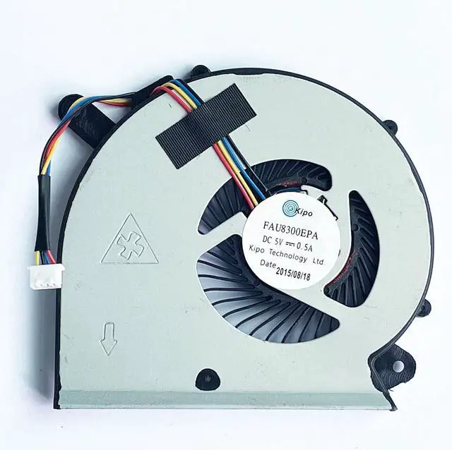 Alt view image 5 of 6 - CPU+GPU Cooling Fan Replacement for Gigabyte RP64 RP64W P64 P64W PR65 RP65W Aero14 Aero15 15X 15W 15P 15KB V8 X9 Y9 Series BS5005HS-U2N BS5005HS-U2M
